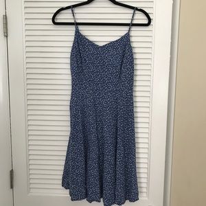 Old Navy Blue Floral Dress